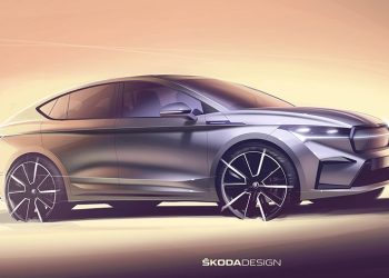 Des esquisses offrent un avant-goût du nouveau Škoda Enyaq Coupé iV