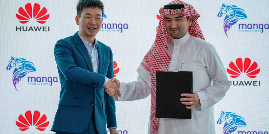 شركة هواوي تتعاون مع شركة مانجا للإنتاج لتقديم تجارب جديدة وفريدة من نوعها عبر تطبيقاتها