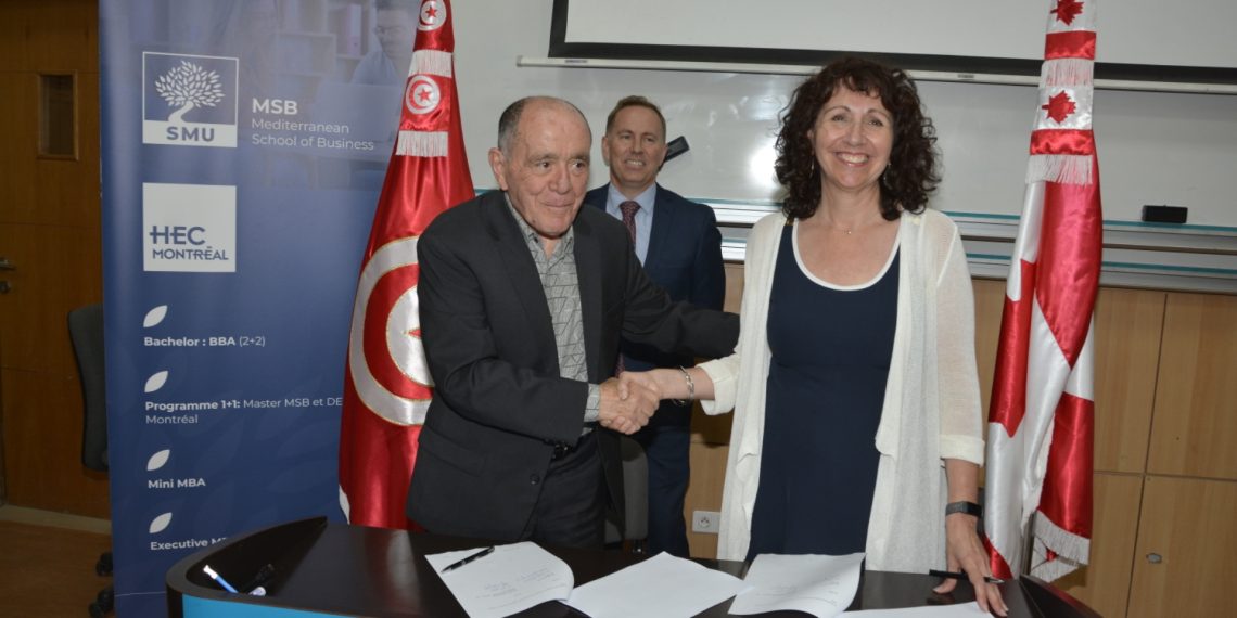 La SMU et HEC Montréal consolident leur partenariat au profit des étudiants tunisiens