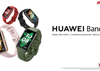 Lancement en Tunisie du HUAWEI Band 7, un bracelet intelligent ultra-mince à affichage intégral et à batterie de longue durée.