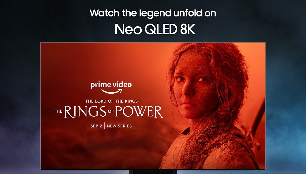 سامسونج للإلكترونيات و برايم فيديو يقدمان مسلسل سيد الخواتم: خواتم القوة بجودة 8K  •	التعاون بين الطرفين يتيح الوصول المبكر للمحتوى الحصري بدقة 8K إلى أجهزة تلفزيون سامسونج Neo QLED 8K بتفاصيل مذهلة