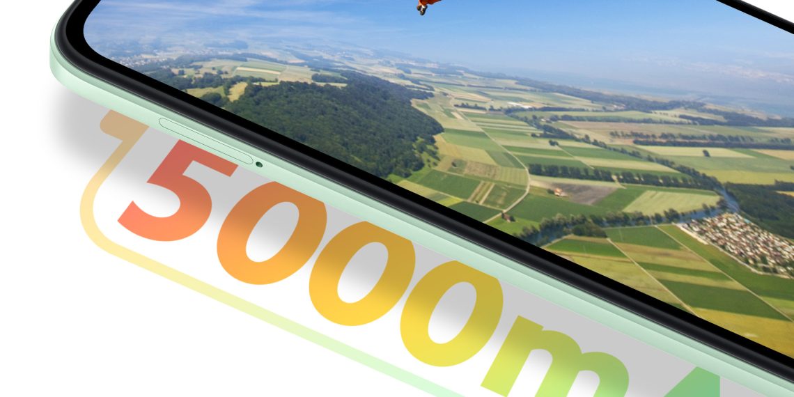 شاشة كبيرة بحجم 6.52 بوصة ، ومستشعر بصمة خلفي ، وكاميرا مزدوجة بدقة 8 ميجابكسل ، وبطارية كبيرة تبلغ 5000 مللي أمبير في الساعة ، متوفرة بسعر 399 دينارًا تونسيًا