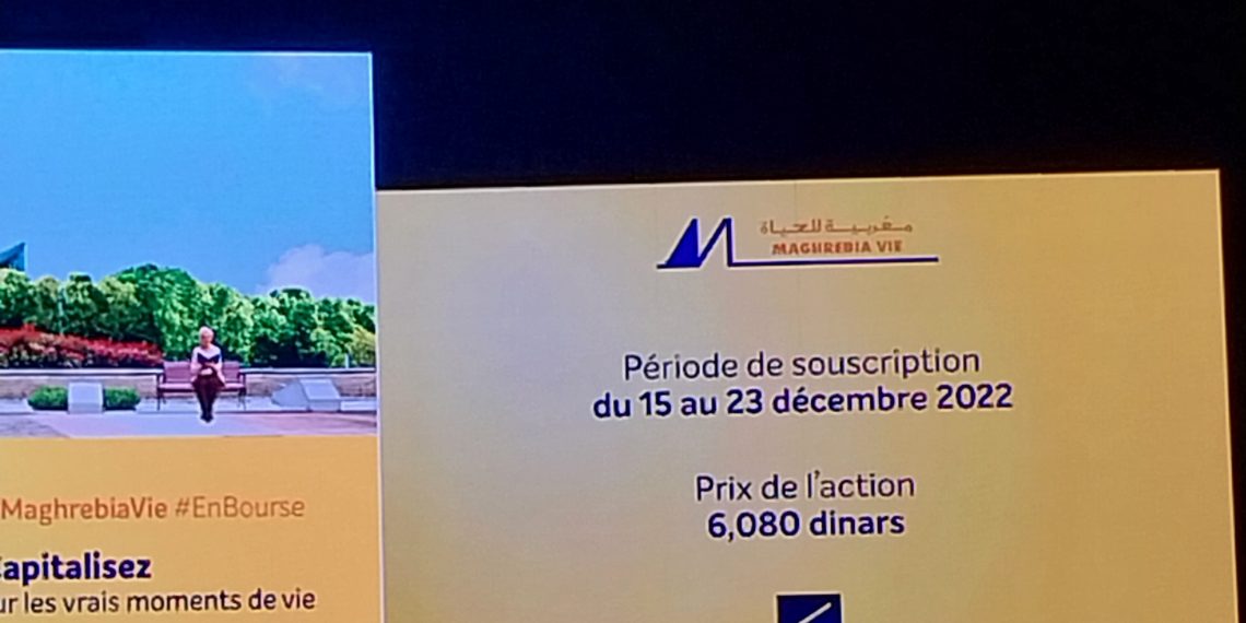 Démarrage ce jeudi 15 décembre des souscriptions au capital de Maghrebia Vie
