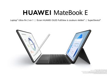 Tout ce que vous devez savoir sur l’ordinateur portable 2-en-1 ultraplat HUAWEI MateBook E Il permet la portabilité et la flexibilité avec 3 écrans en 1, l’écran HUAWEI FullView OLED à couleurs réelles et les fonctions visionnaires du Super Device
