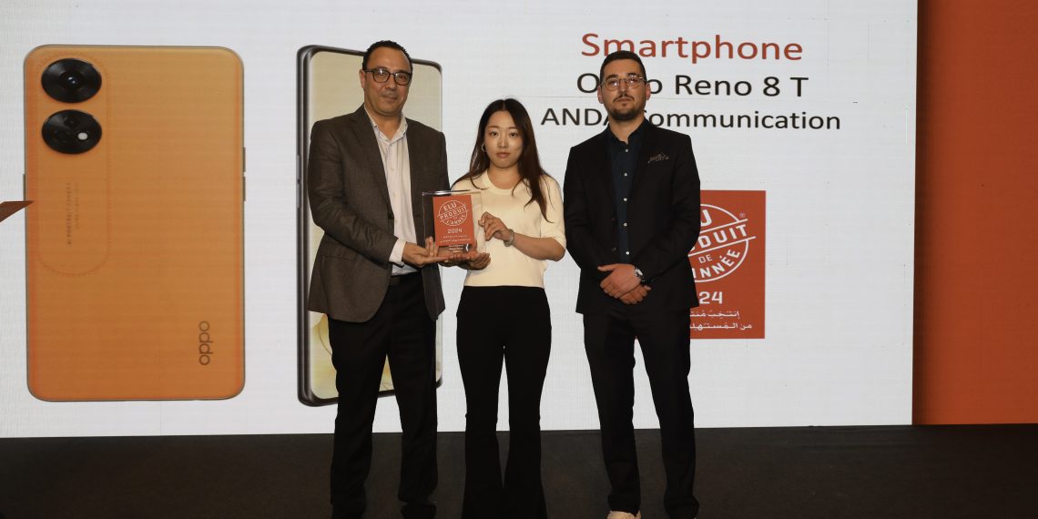 OPPO Tunisie obtient le label « Elu Produit de l’Année 2024 » dans la catégorie des smartphones pour sa célèbre série Reno