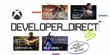Xbox Developer_Direct 2025 : Nouveaux gameplays, dates de sortie… et une surprise