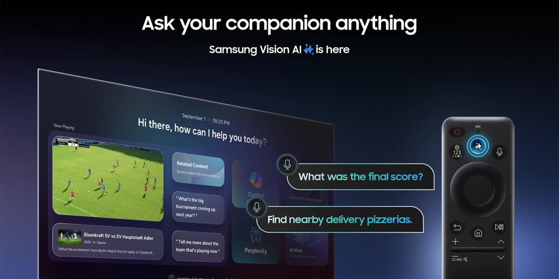 Samsung Vision AI Companion : L’AI conversationnelle au service des ménages du monde entier