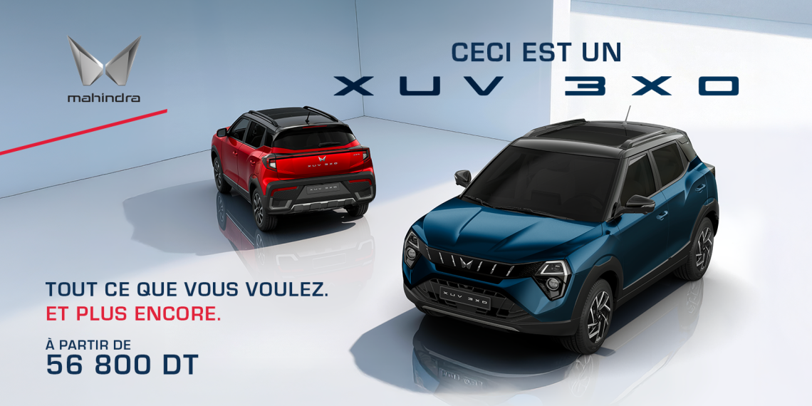 Mahindra Tunisie lance le nouveau 3XO :  une nouvelle référence dans le segment des SUV compacts