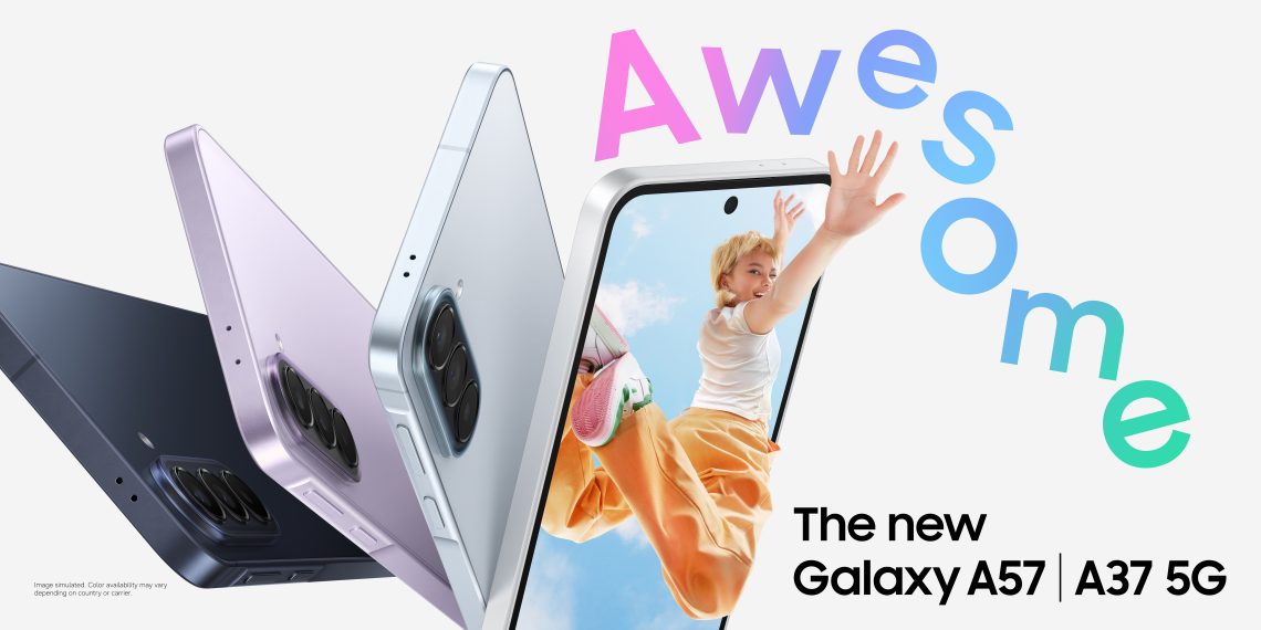 سامسونج تكشف عن جهازي Galaxy A57 5G و Galaxy A37 5G الجديدين لتوفّر مزايا متقدمة بأسعار متميّزة