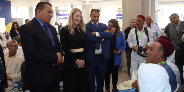 أول رحلة مخصّصة لموسم الحج 2026، مؤكّدًا مرة أخرى دوره الاستراتيجي في إدارة التدفقات الكبرى للمسافرين المرتبطة بالمناسبات الدينية الوطنية.